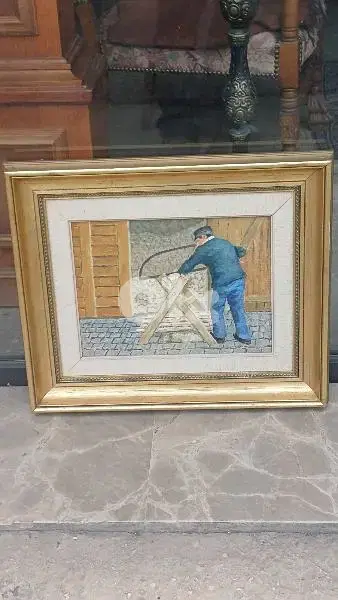 لوحة رسم زيتي