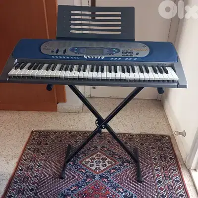 CASIO Keyboard LK 65 - Key Lighting System and New Stand
