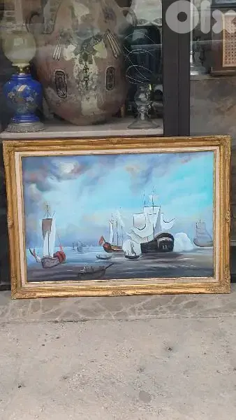 لوحة رسم زيتي اوروبية