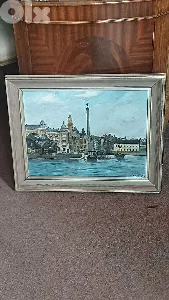 لوحة رسم زيتي اوروبية