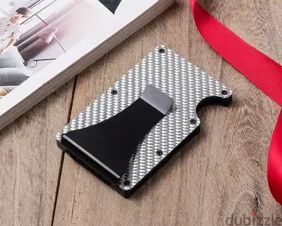 Silver Carbon Fiber Wallet