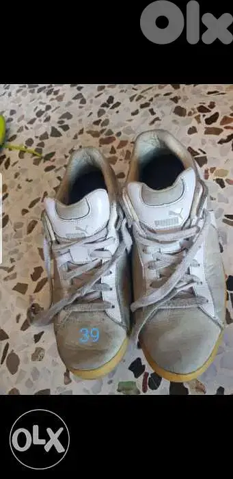 Puma white shoes size 39