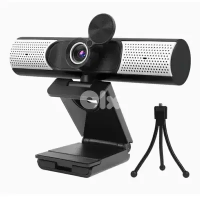 AIRCOVER 1080P Webcam with Stereo Mic, Speaker/4$ delivery