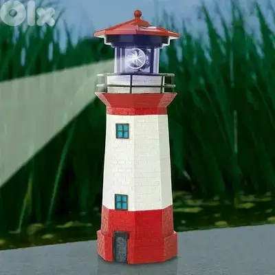 solar lighthouse 28cm