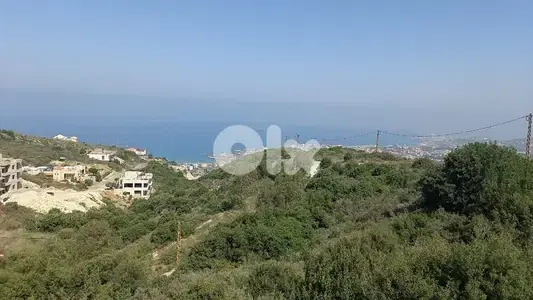 1870m Land Sea View zone 25/50 Villa Eddeh Batroun