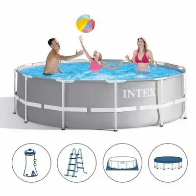 Intex pool 427 x 1.07 m Full package Bestway مسبح بركة