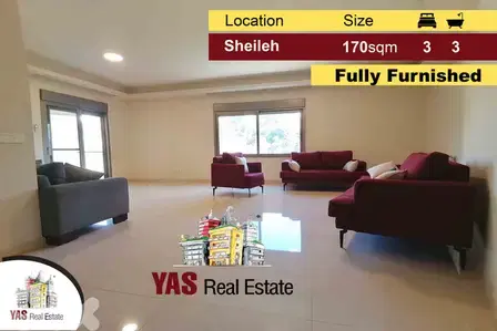 Sheileh 170m2 | Fully Furnished | Upgraded | Open View | Catch | AC |