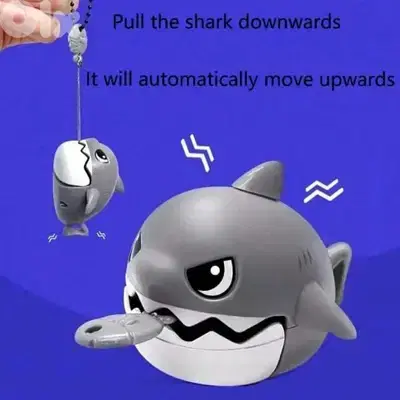 funny shark keychain