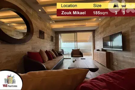 Zouk Mikael 185m2 | Super Luxurious | New Duplex | Sea View | EH |