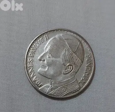 John Paul II silver plated Memorial Commomrative Coin