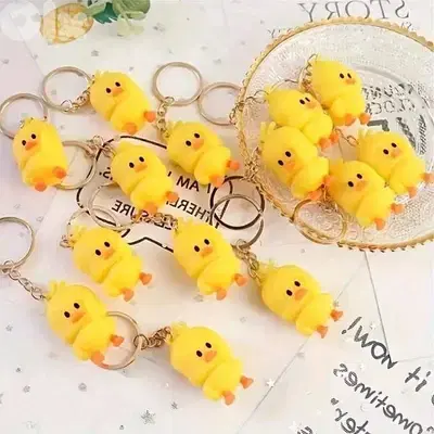 Cute little duck keychain