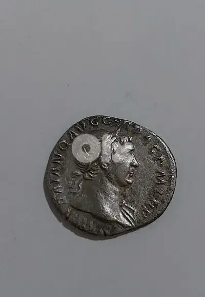 Trajan Roman Emperor Silver Coin Denarius year 117 AD