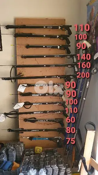 spearfishing all sizes are available 45$