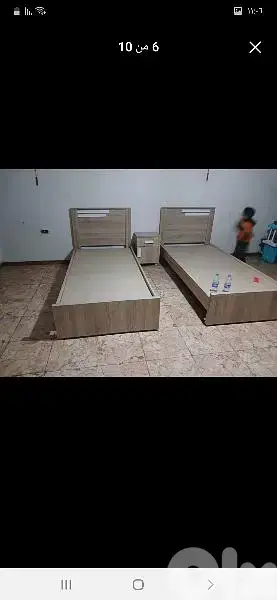 تختين مفرد مع كمود وشفنيرة