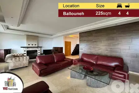 Ballouneh 225m2 | Ultra Prime Location | Astonishing View | MY |