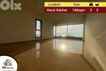Haret Sakher 145m2 | Sea View | Brand New |Pyt facilities| ELO IV |
