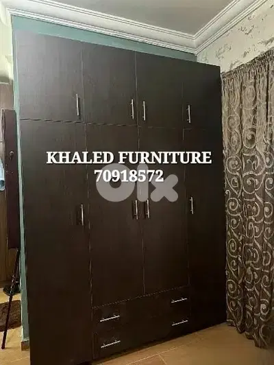 خزائن 4 درف طابقين 180cm جديدة (high quality)