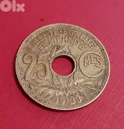 1933 France 25 centimes 3rd Republic Lindauer