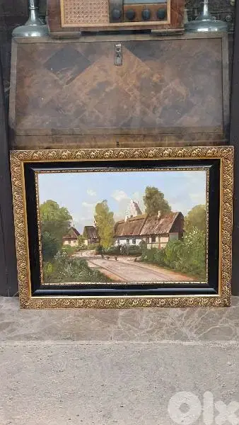لوحة رسم زيتي اوروبية
