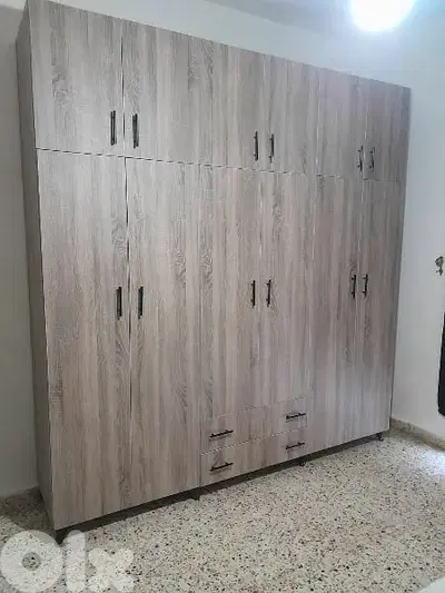 خزانة ست درف طابقين عرض 240 سم