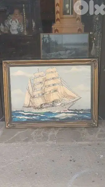 لوحة رسم زيتي اوروبية