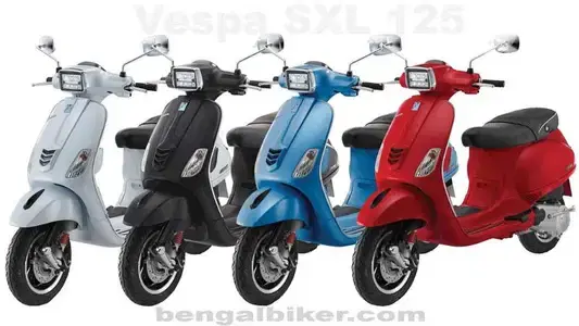 Vespa sxl 150cc model 2023 abs dealer warranty 0klm