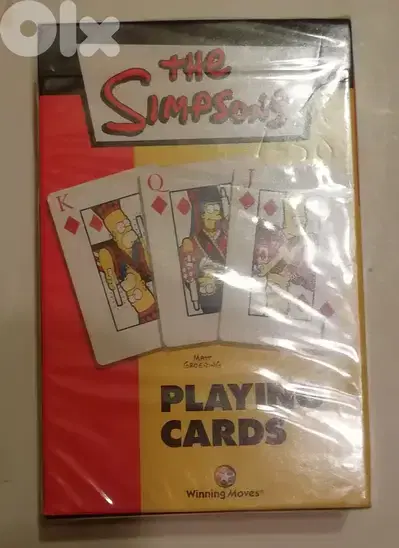 The Simpsons playing cards new sealed