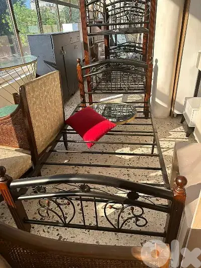 تخت مفرد ونص عرض 120 سم ماليزي تقيل شغل برا جيرسي تقيل