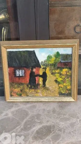 لوحة رسم زيتي