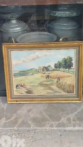 لوحة رسم زيتي اوروبية