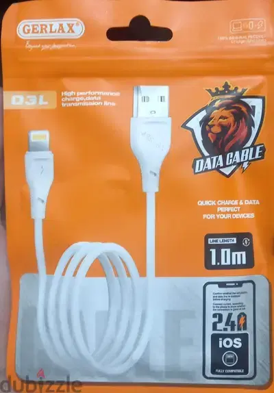 GERLAX DATA CABLE  1.0 M IOS