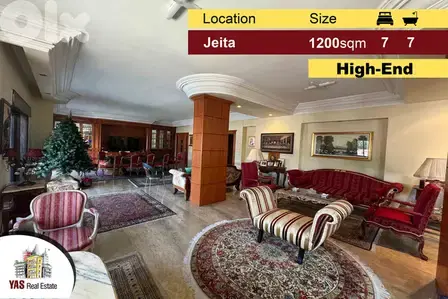 Jeita 1200m2 | Duplex | Super High-End | Prime Location | View | AC |