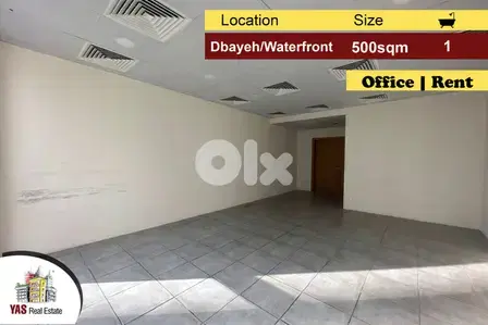 Waterfront Dbayeh 500m2 | Office for Rent | Prime Location | MJ |