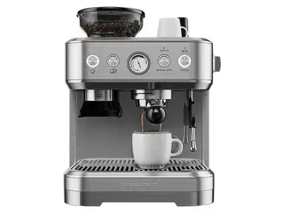silvercrest espresso machine with grinder