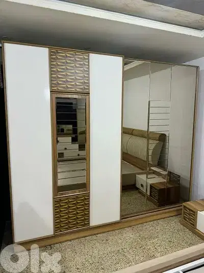 اوضة نوم تركية سكة Soft close تخت مكانيزيوم
