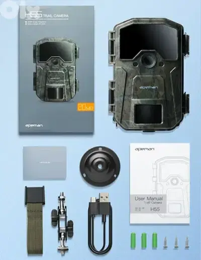 APMAN H55 20MP 1080P Cam Nightvision for wildlife & garden/4$ delivery