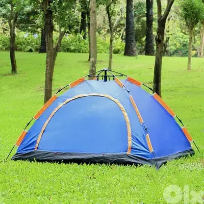 Outdoor Camping Tent, 200 x 200 cm Waterproof Hiking Tent + Carry Bag