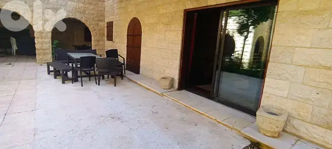 L15555-Decorated Chalet With Garden For Rent In Mzar Kfarzebian