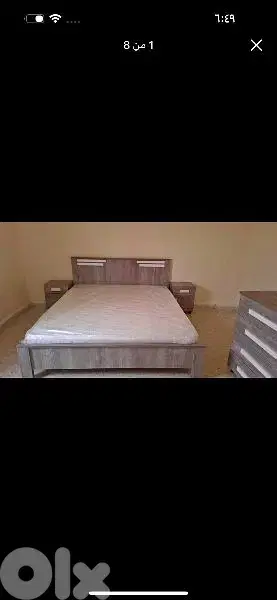 تخت مجوز عرض 170 سم مع كمود صغار اتنين