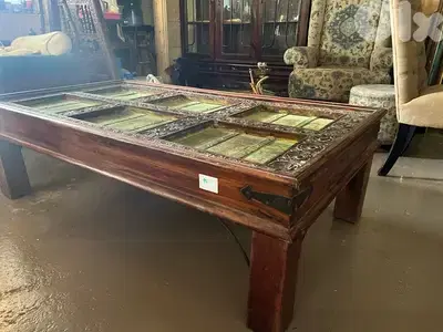 teak maseef table old door