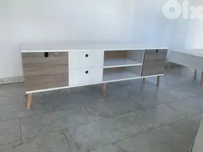 طاولة TV مع طاولة نص جديدة (high quality)