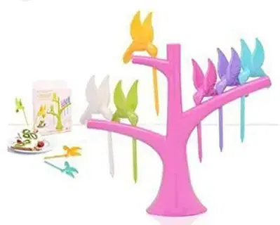 Kitchen decoration tree shape stand with birds