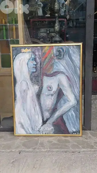لوحة رسم زيتي اوروبية
