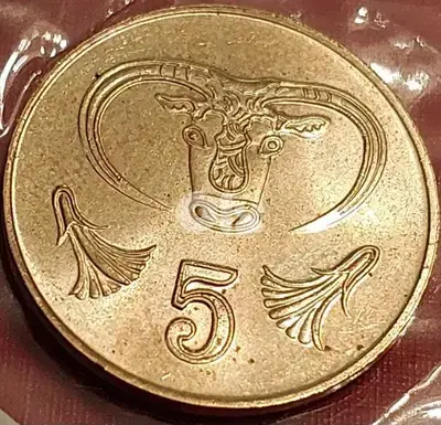 Cyprus 2001 5 Mils old coin KM# 39