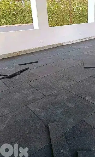 Gym Rubber floor tiles New 03027072 GEO SPORT EQUIPMENT أرضيات نوادي