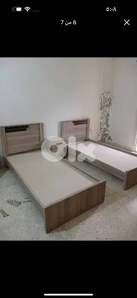 تختين مفرد 96 سم مع كمود صغيرة