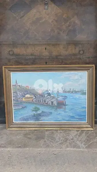 لوحة رسم زيتي اوروبية