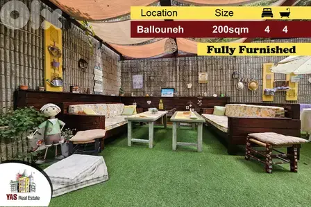 Ballouneh 200m2 | 120m2 Terrace | Super Luxurious | Catch | Unique |TO