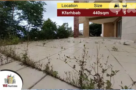 Kfarhbab 440m2 | 375m2 Terrace/Garden | Generous dimensions | IV MY |