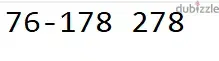 76 178 278 || Golden Number